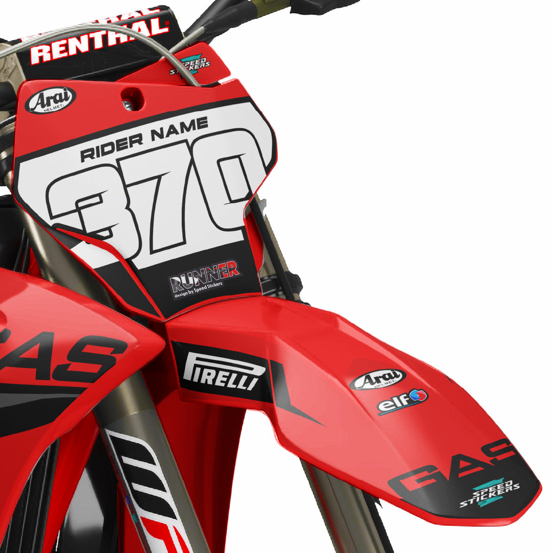 RUNNER design stickers for GasGas