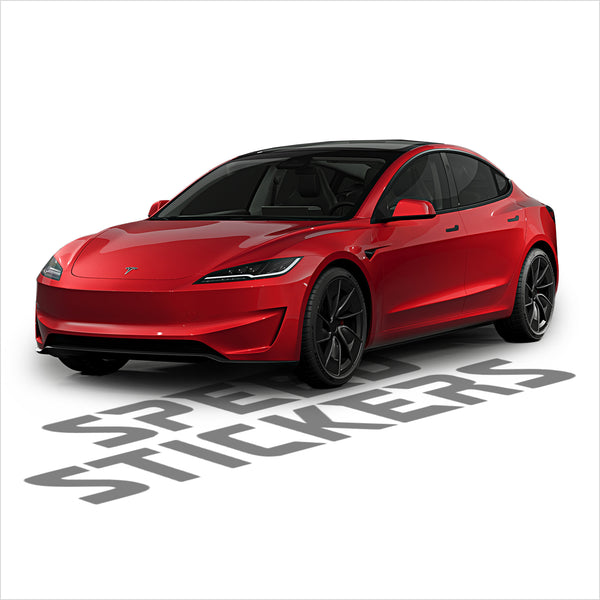 Tesla Model 3 perfomance ppf template cut file