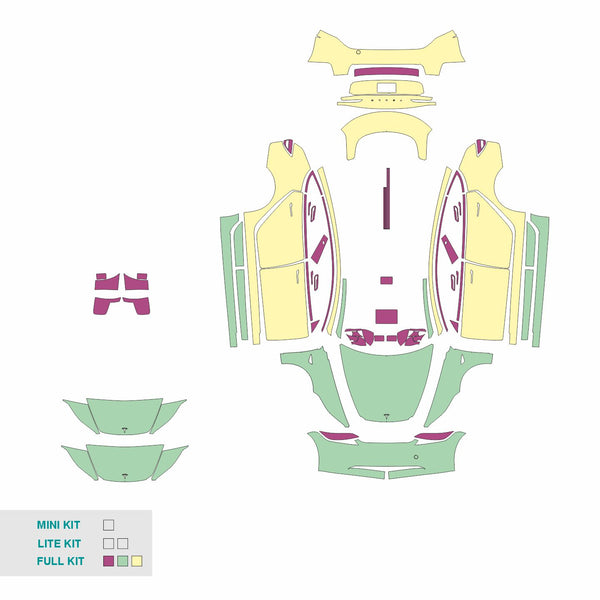 Tesla Model 3 ppf template cut files