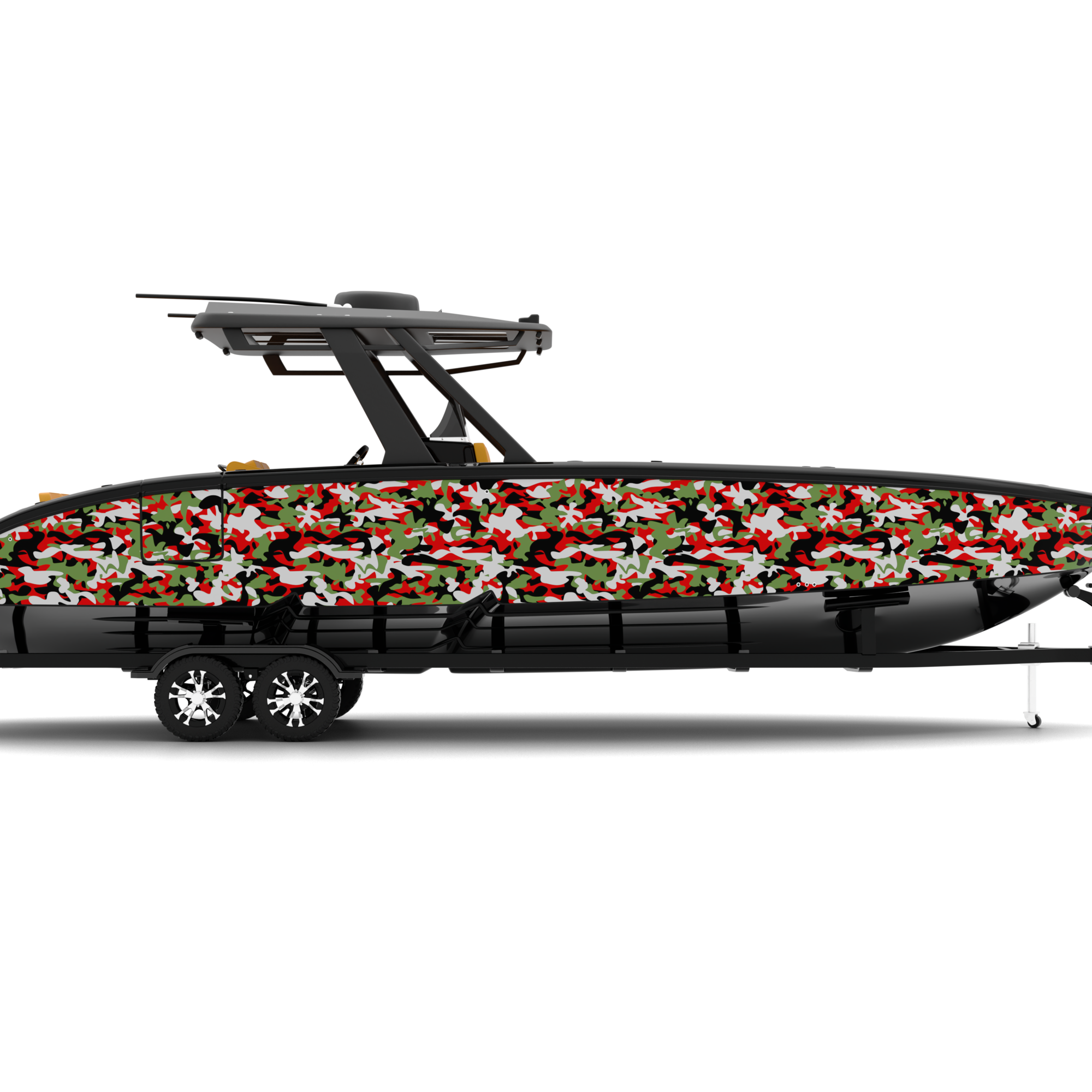 CAMOFLAGE design stickers for Bowrider (7-9 m)