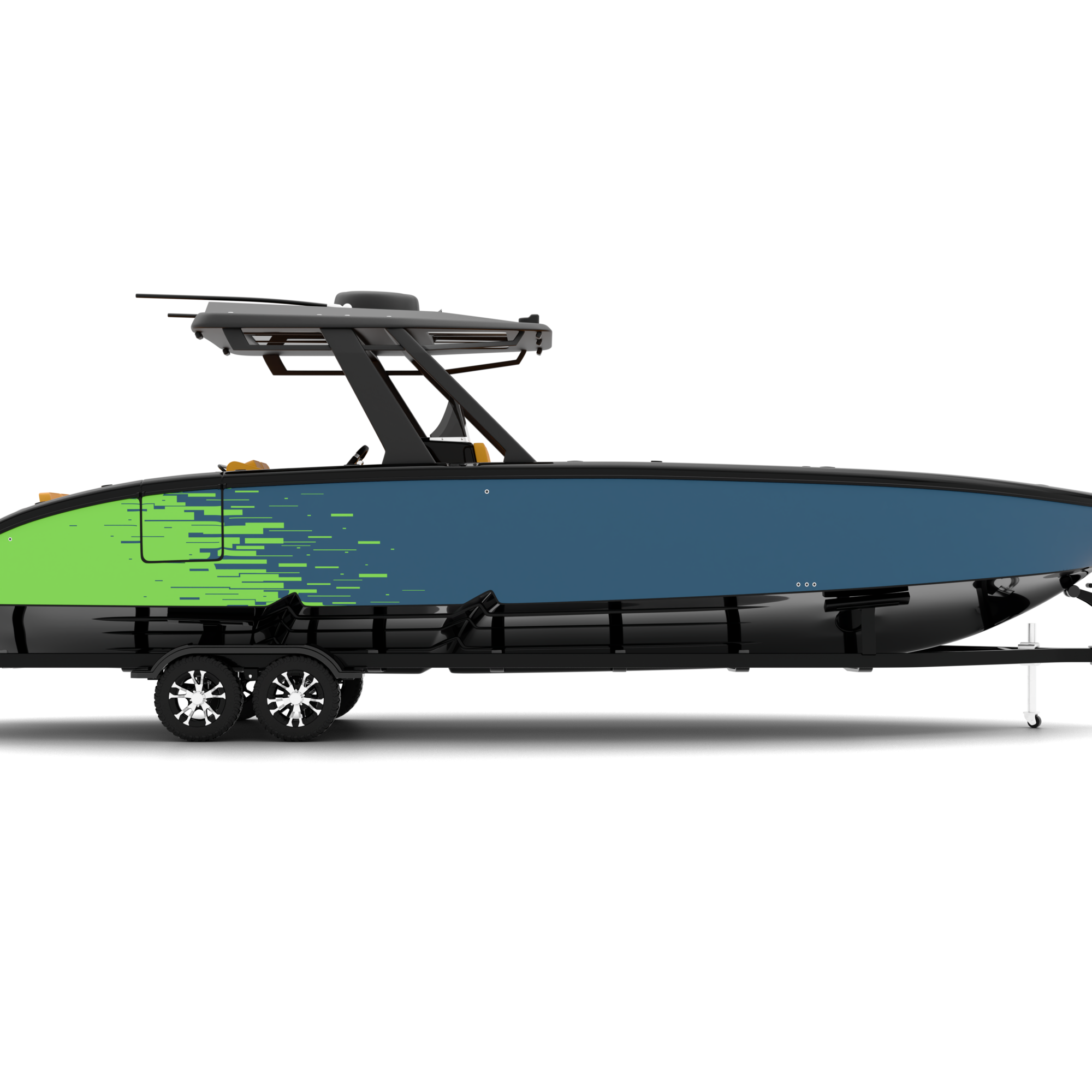 FLOW design stickers for Bowrider (7-9 m)