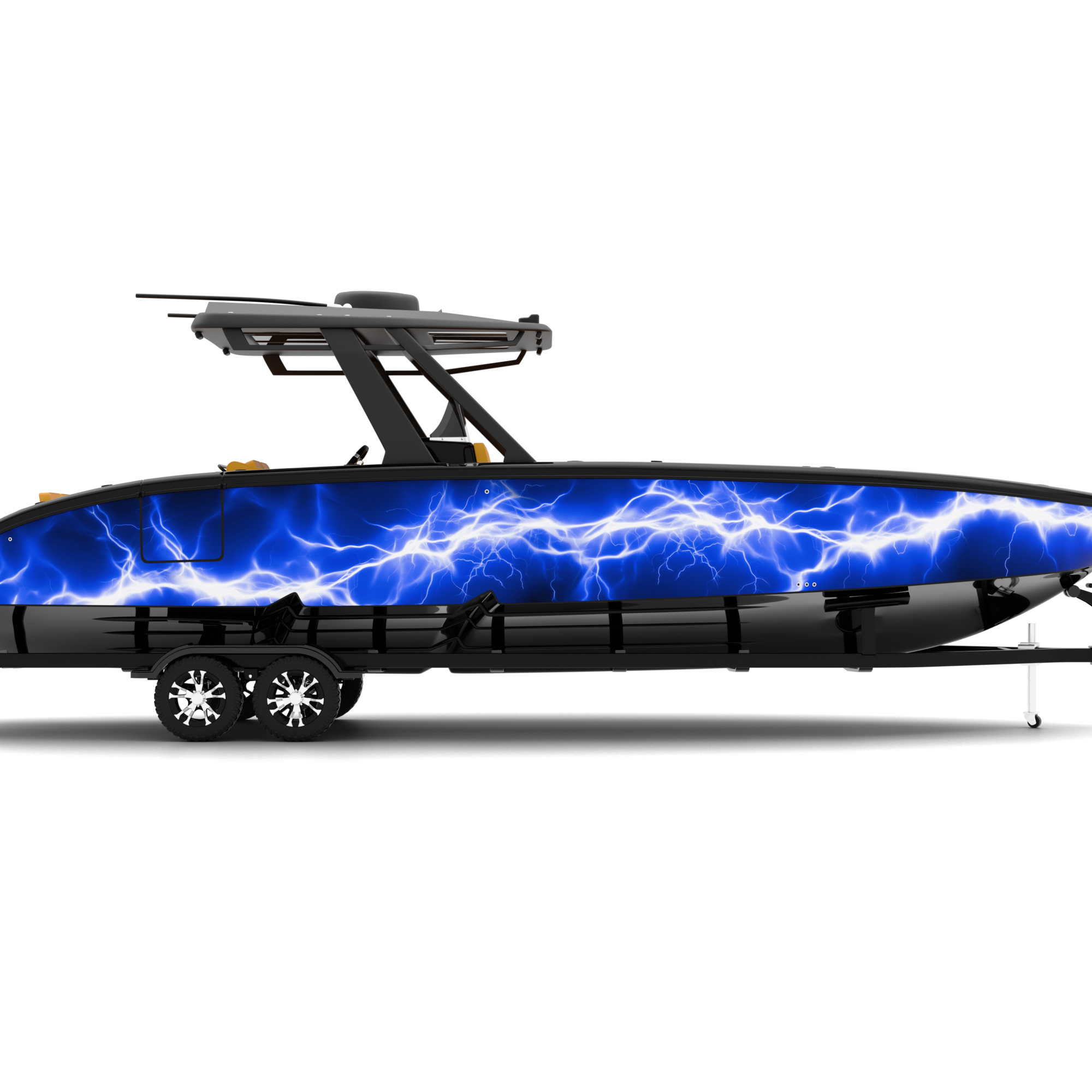 LIGHTNING design stickers for Bowrider (7-9 m)