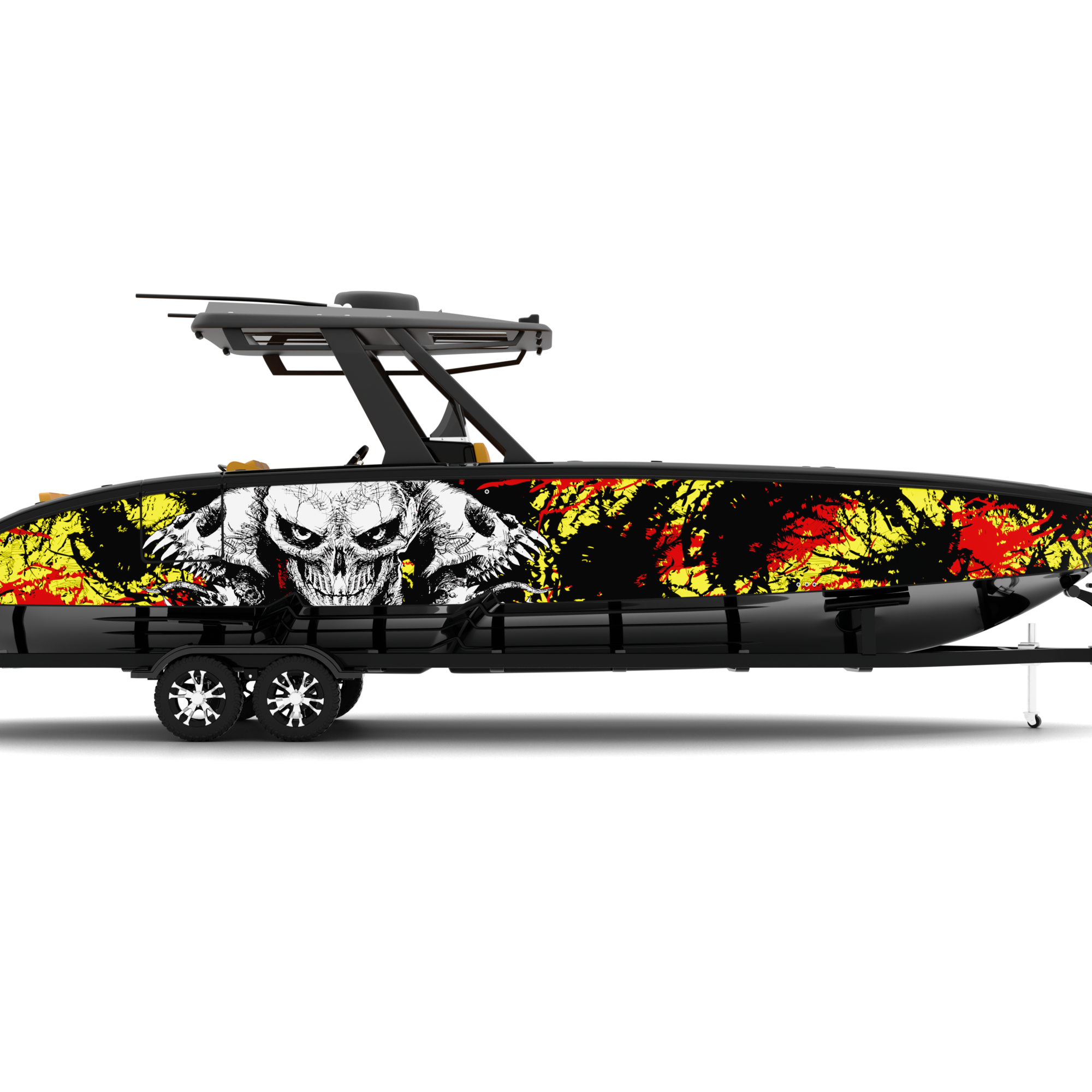 SYMBIOTE design stickers for Bowrider (7-9 m)