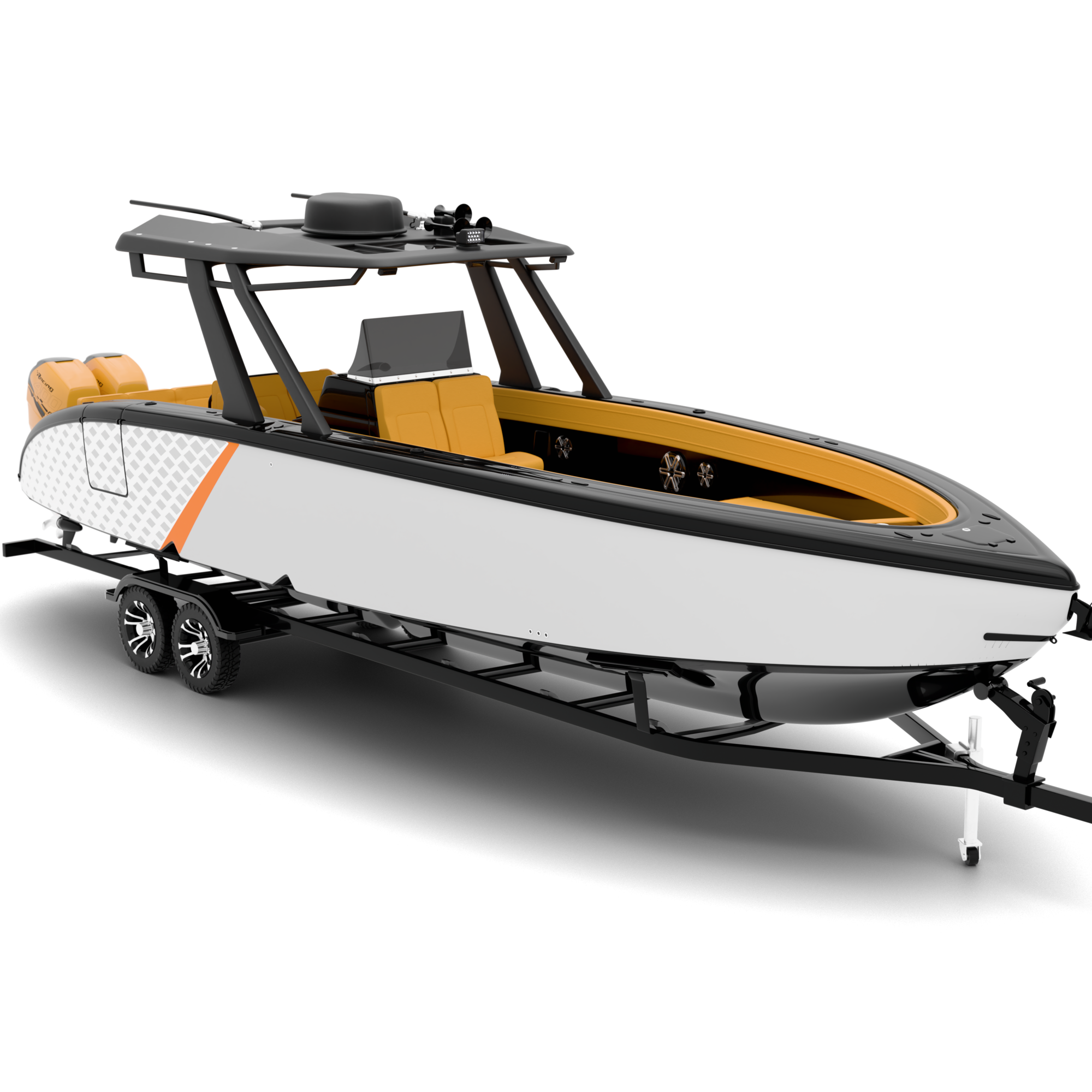 FUSION design stickers for Bowrider (7-9 m)