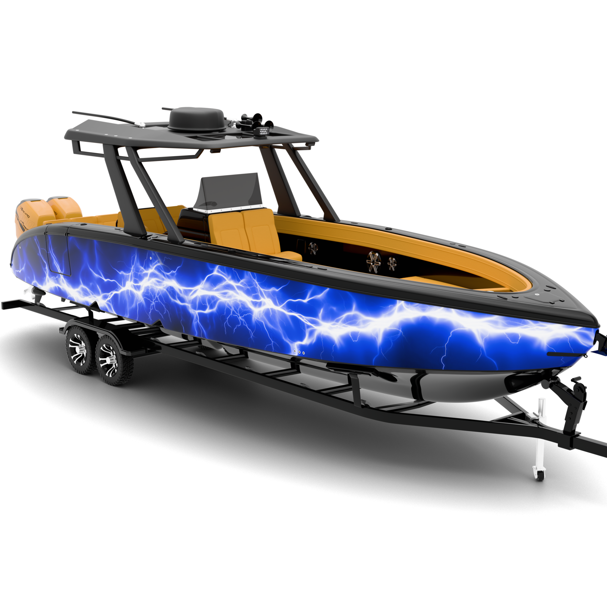 LIGHTNING design stickers for Bowrider (7-9 m)