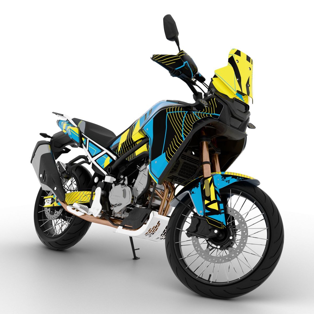 GEOMETRICK design naklejki na CFMOTO MT450 (od 2024)