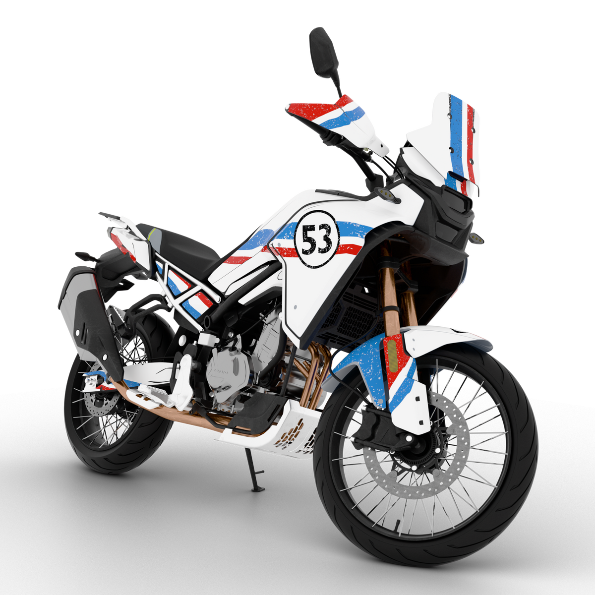 Naklejki RETRO53 do CFMOTO MT450 (od 2024)