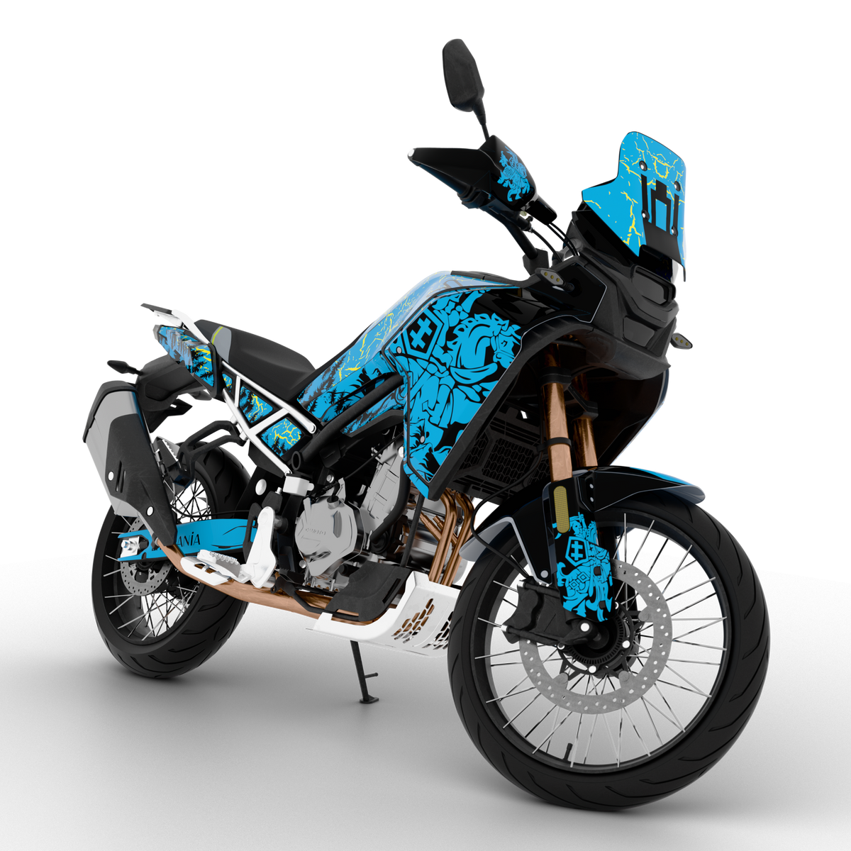 Naklejki VYTIS design do CFMOTO MT450 (od 2024)