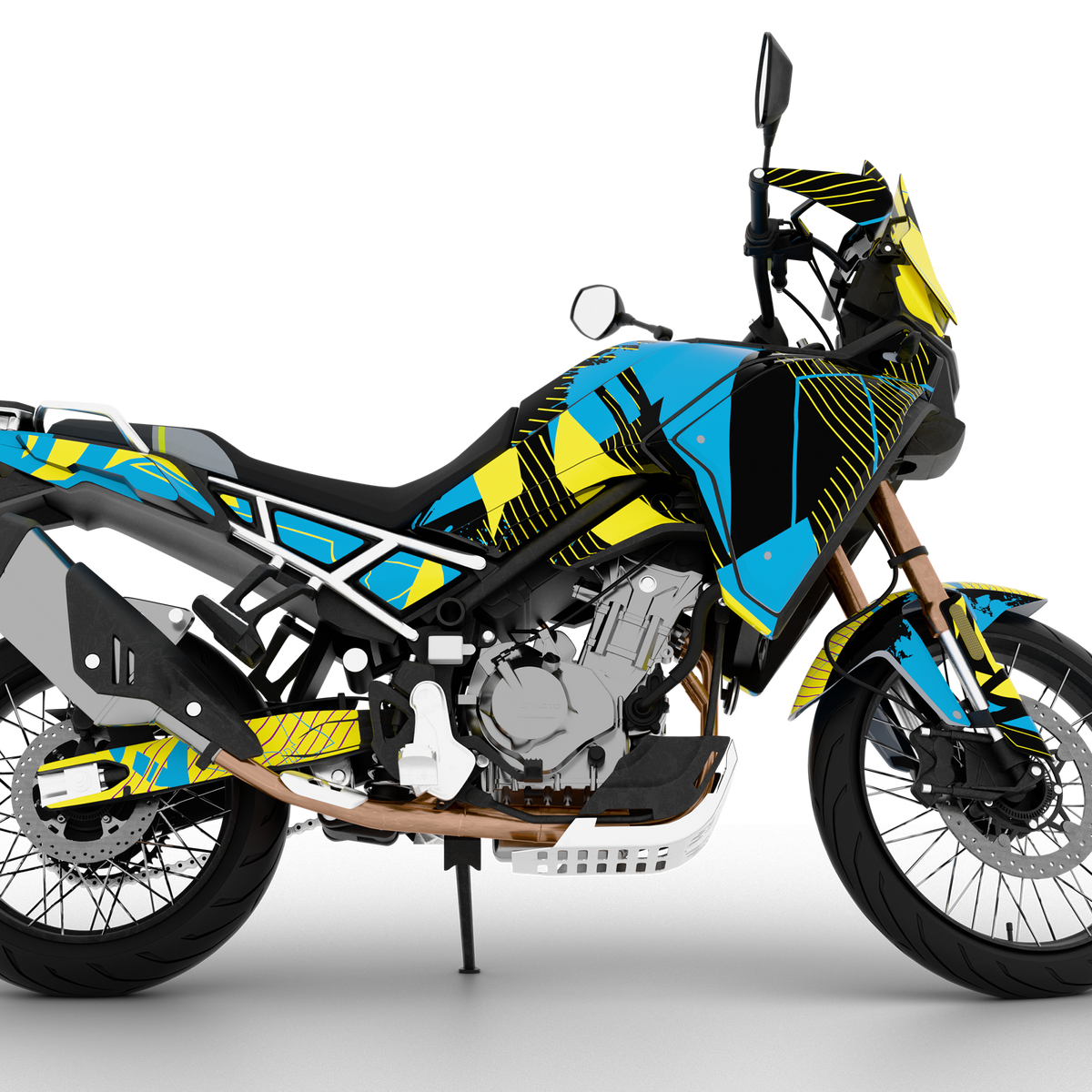 GEOMETRICK design naklejki na CFMOTO MT450 (od 2024)