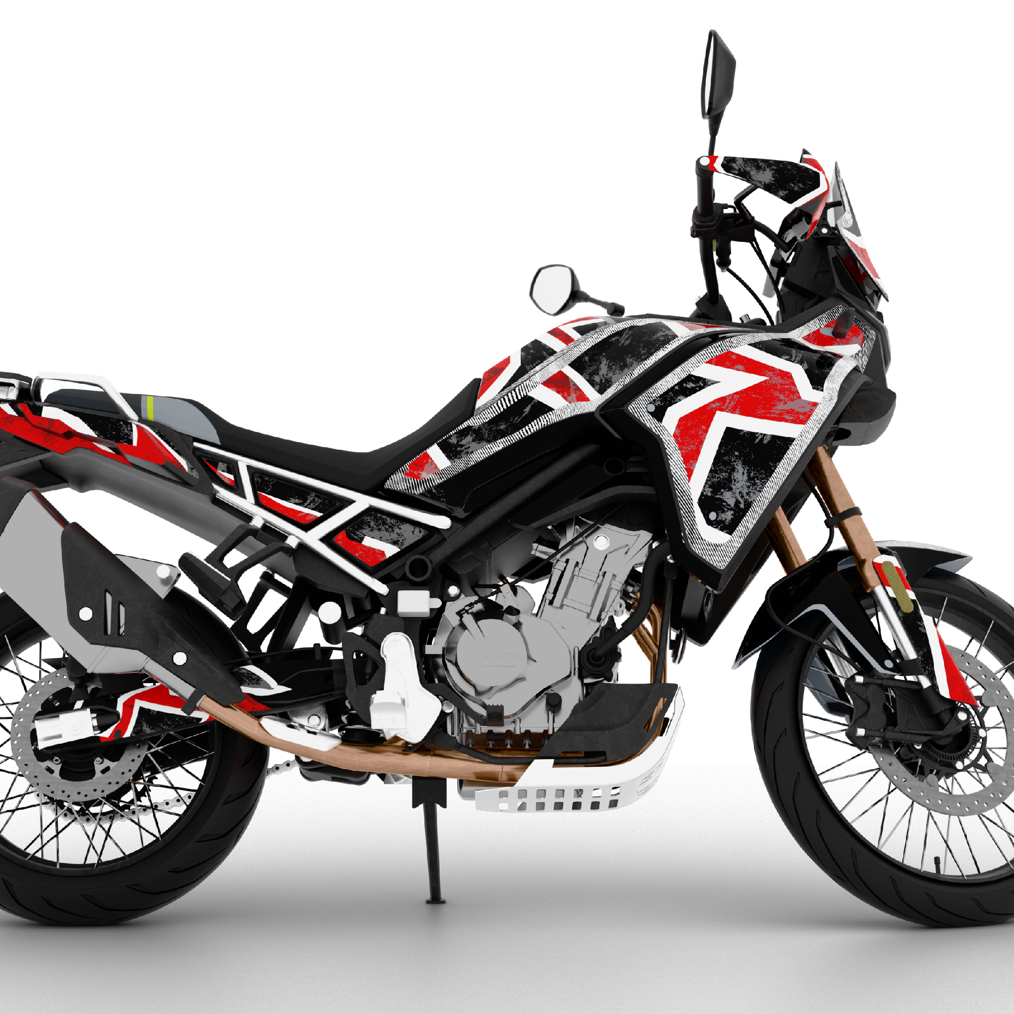 IMPULSE design stickers for CFMOTO MT450 (from 2024)