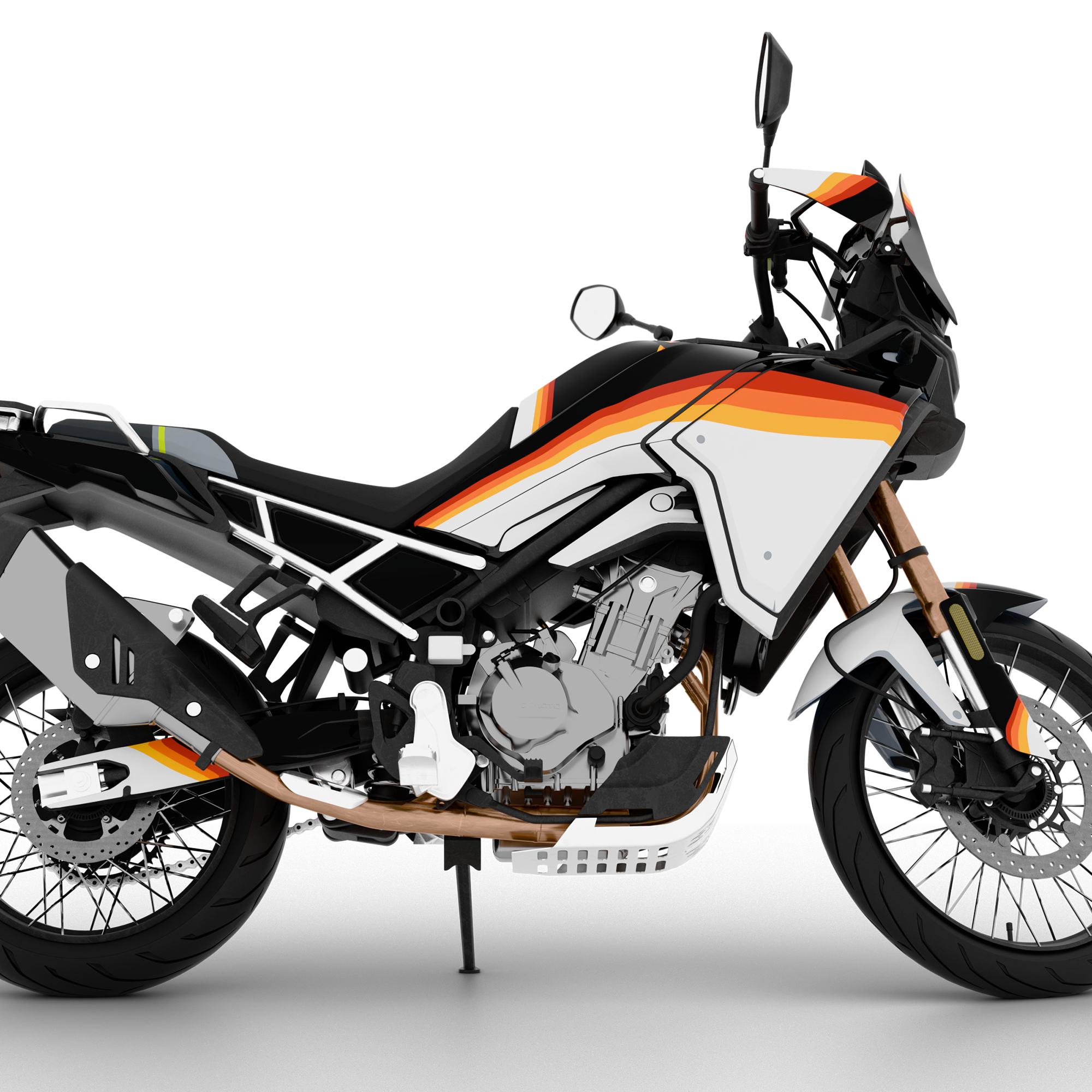 LINE ART design stickers for CFMOTO MT450 (from 2024)