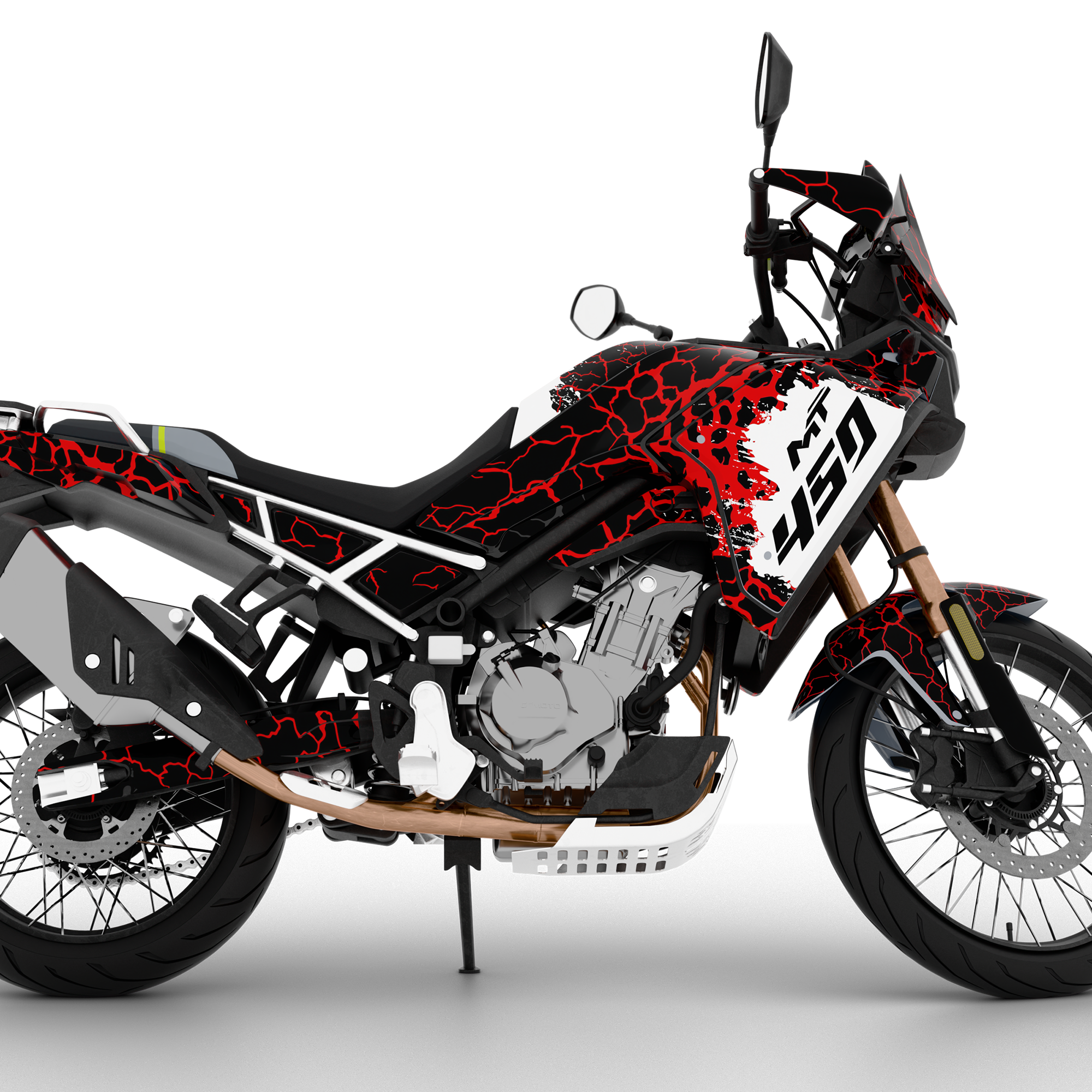 QUAKE design stickers for CFMOTO MT450 (from 2024)