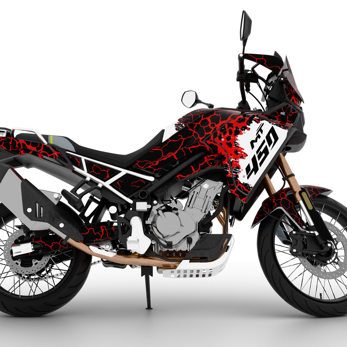 Naklejki QUAKE design do CFMOTO MT450 (od 2024)