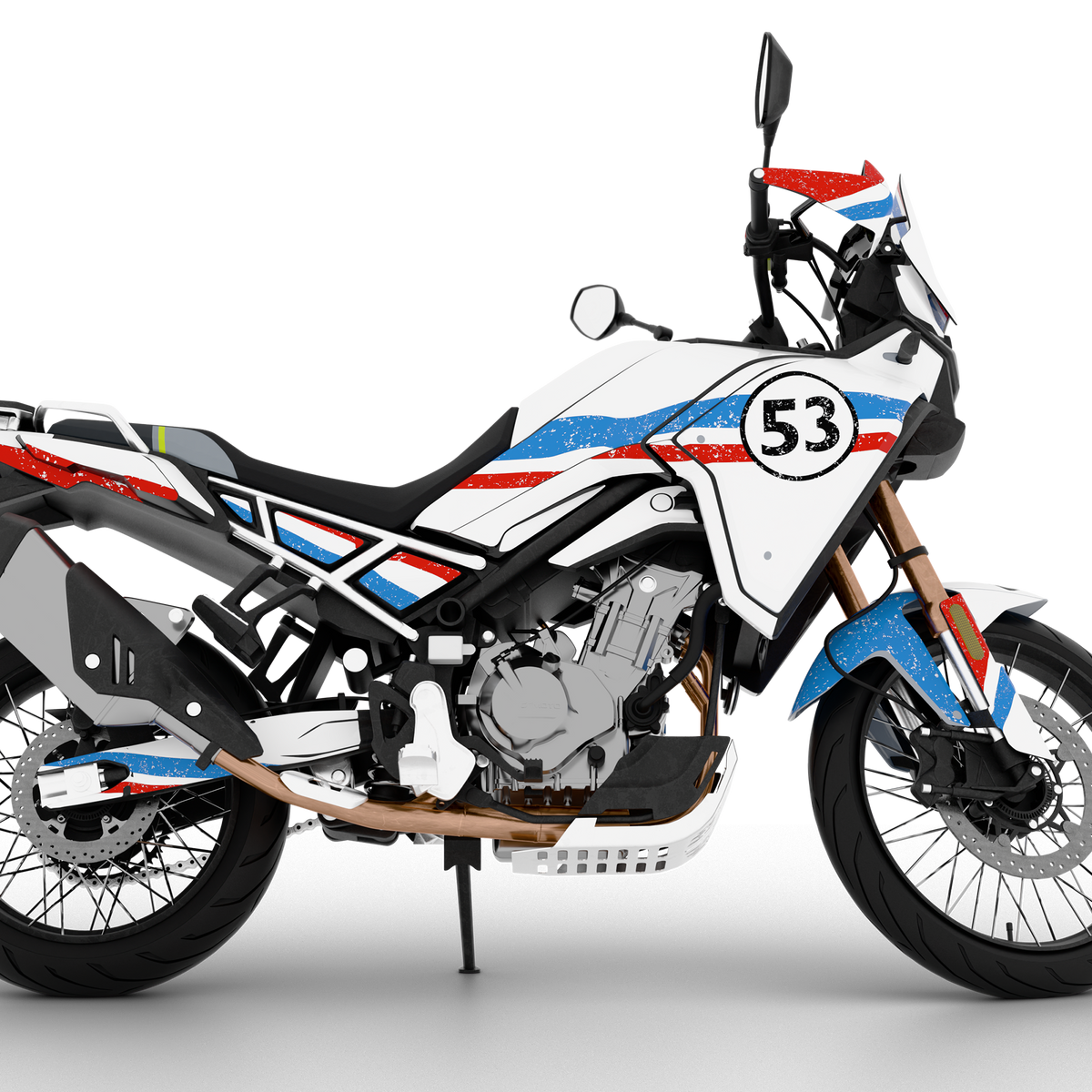 Naklejki RETRO53 do CFMOTO MT450 (od 2024)