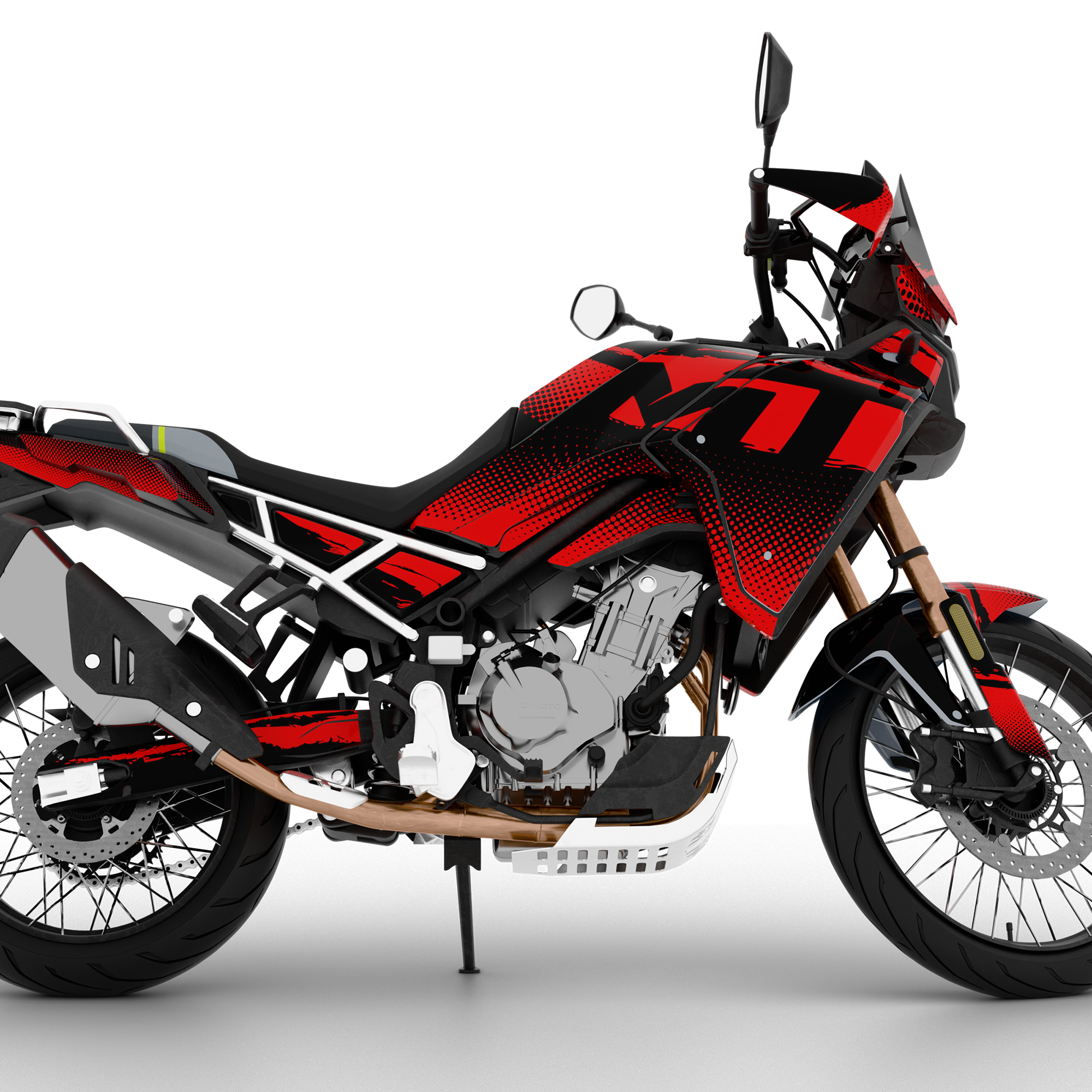 SHADOW design stickers for CFMOTO MT450 (from 2024)