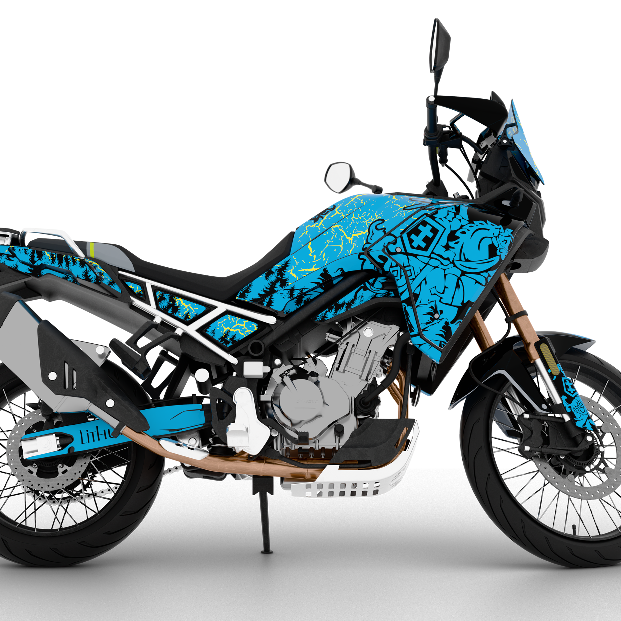 VYTIS design stickers for CFMOTO MT450 (from 2024)