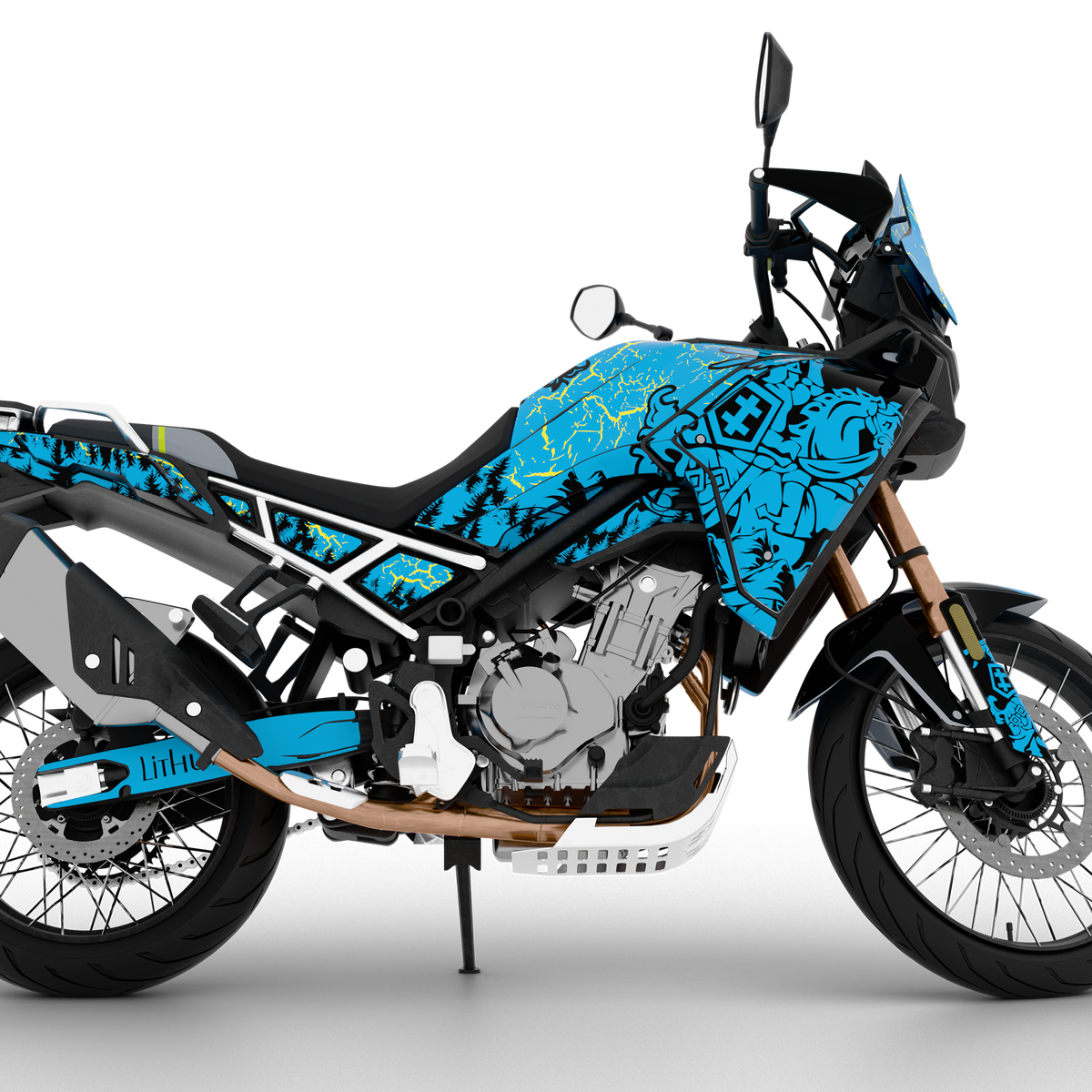 Naklejki VYTIS design do CFMOTO MT450 (od 2024)