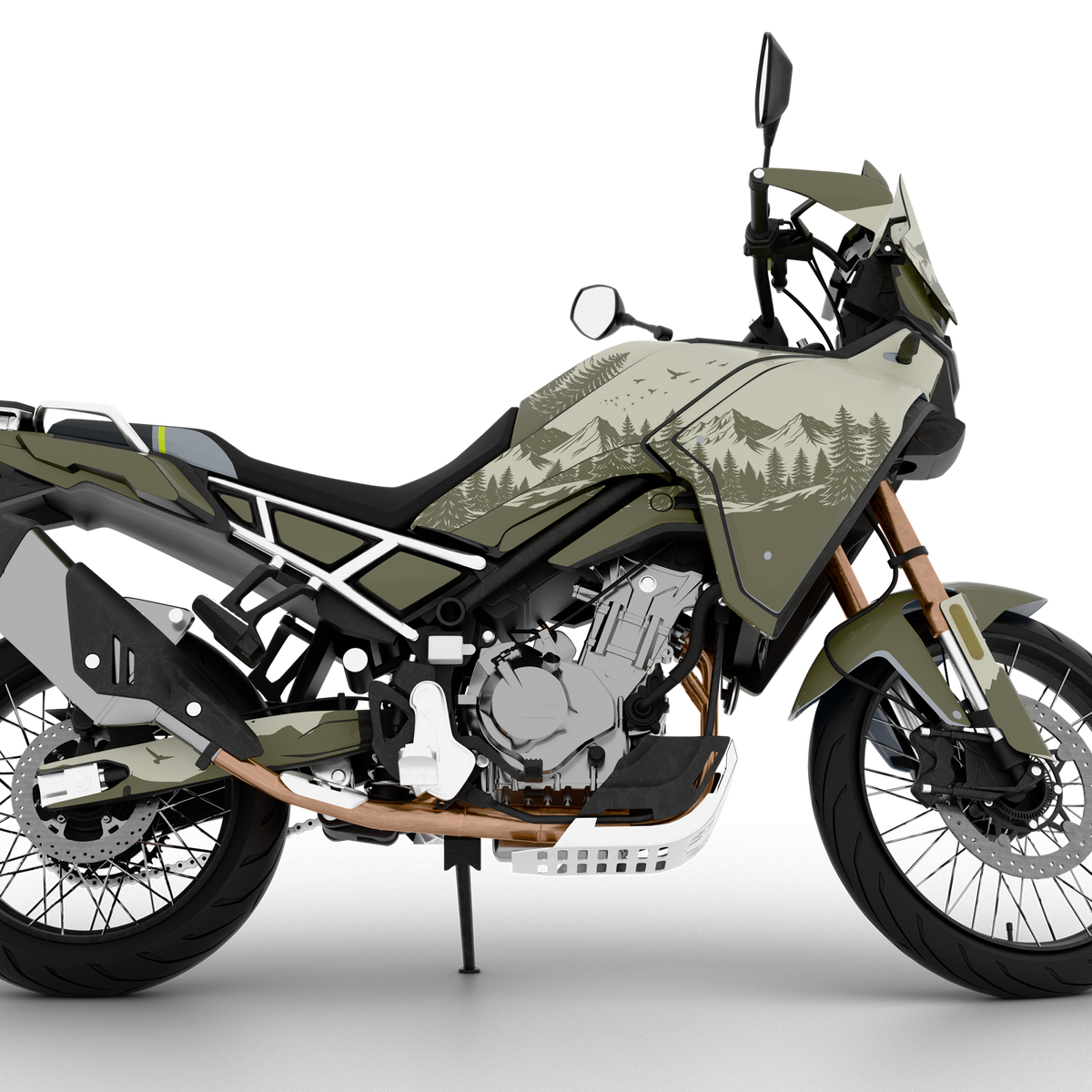Naklejki WILDLIFE na CFMOTO MT450 (od 2024)