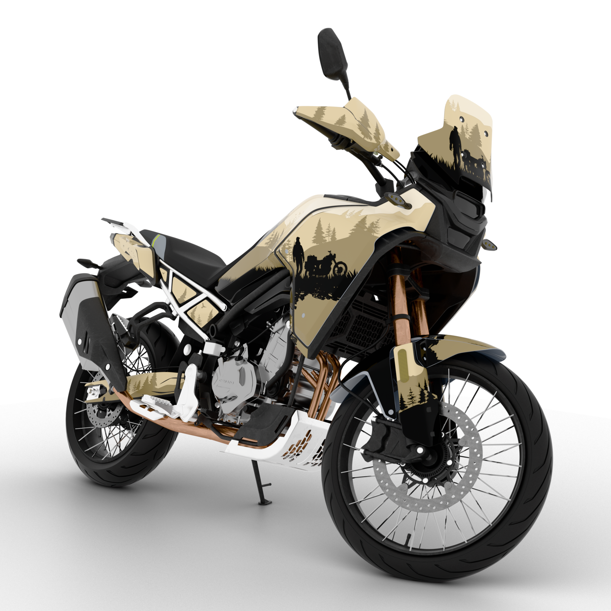 EXPLORER design stickers for CFMOTO MT450 (from 2024)