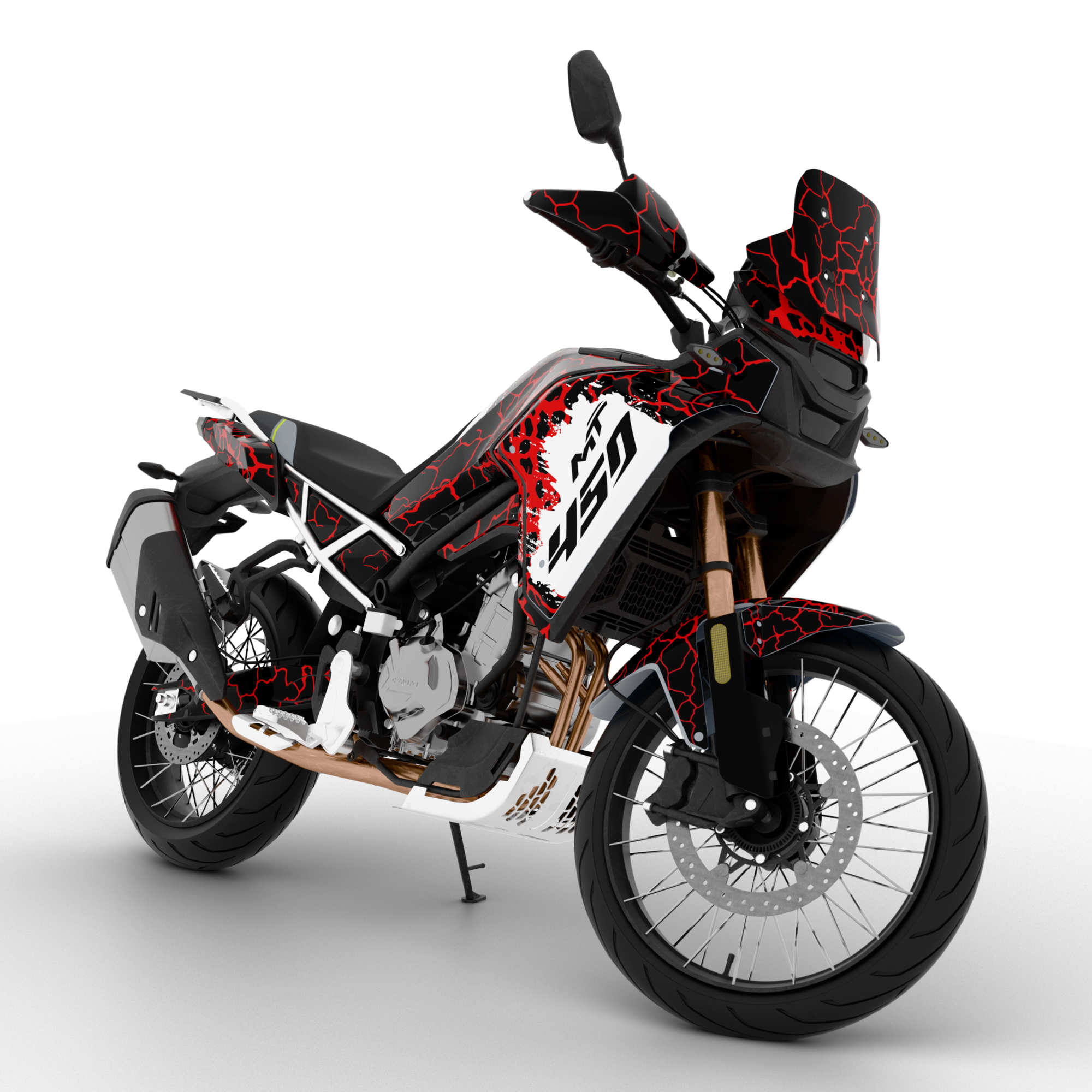 QUAKE design stickers for CFMOTO MT450 (from 2024)