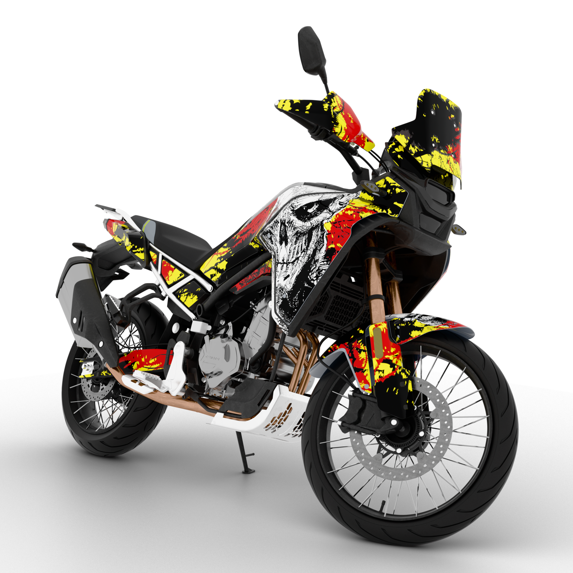 SYMBIOTE design stickers for CFMOTO MT450 (from 2024)