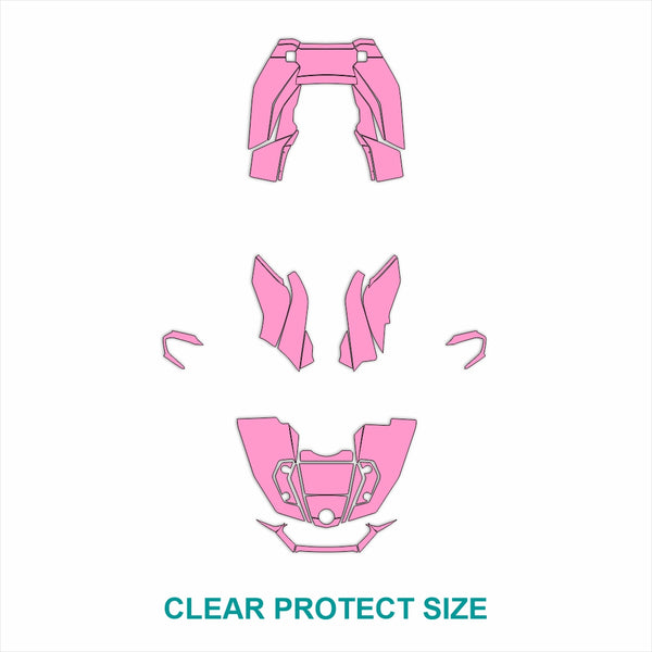 CLEAR PROTECT stickers for CFORCE 600-625