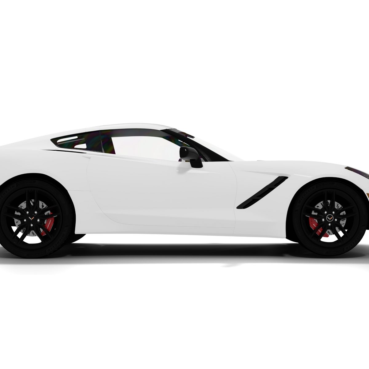 STRINGS design stickers for Corvette C7 (from 2014)