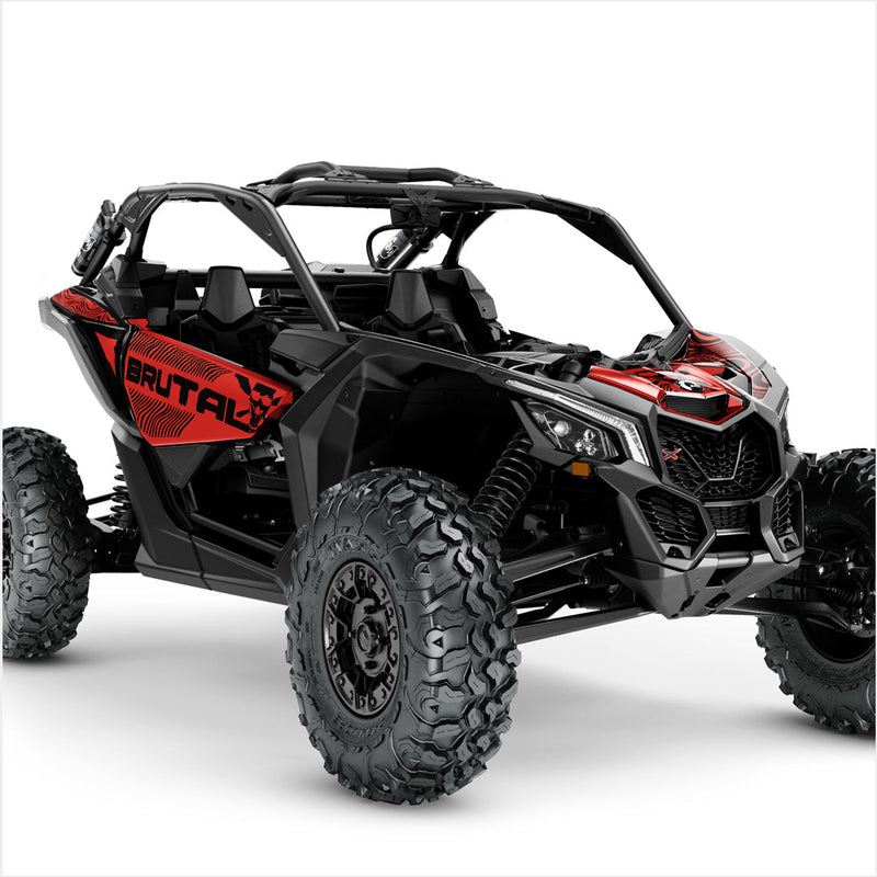 BRUTAL Designaufkleber für Can-Am Maverick X3