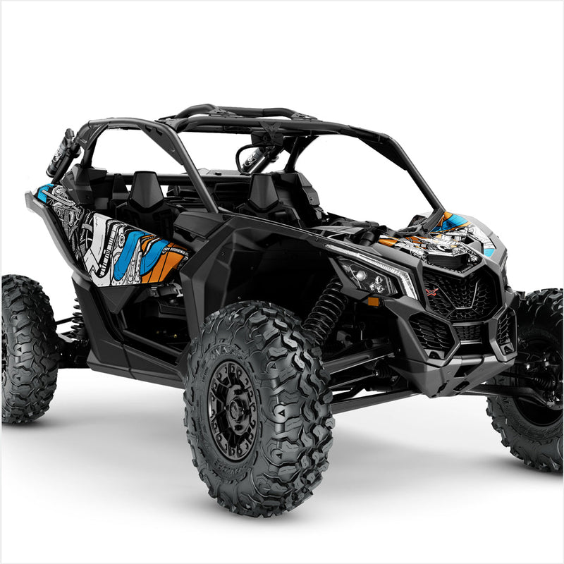PETROL HEAD Designaufkleber für Can-Am Maverick X3