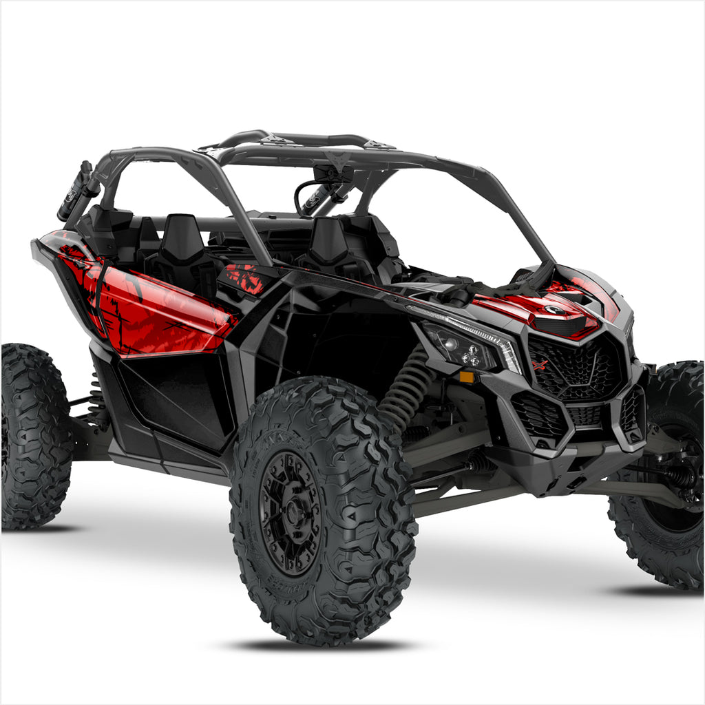SHADED design stickers for Can-Am Maverick X3 (5)
