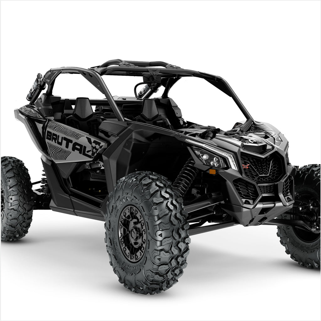 BRUTAL design stickers for Can-Am Maverick X3 (10)