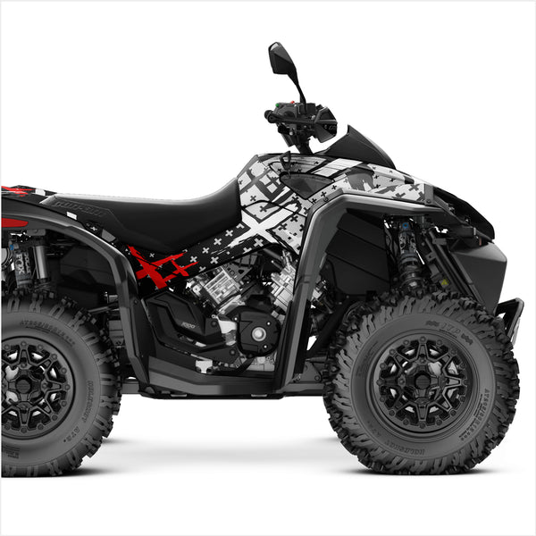 X design stickers for Can-Am Renegade XXC/XMR (5)