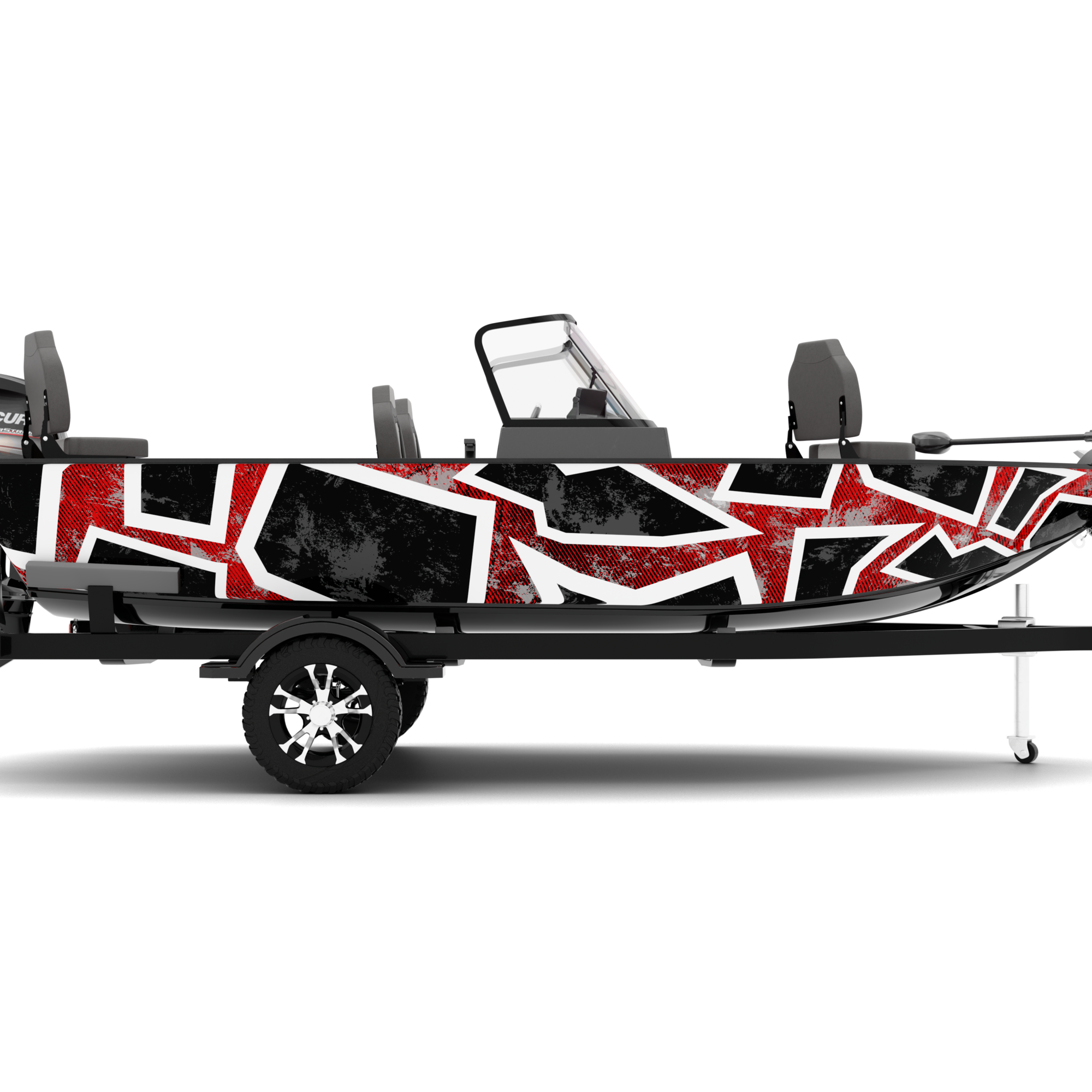 IMPULSE design stickers for Fishing Boat (4-6 m)