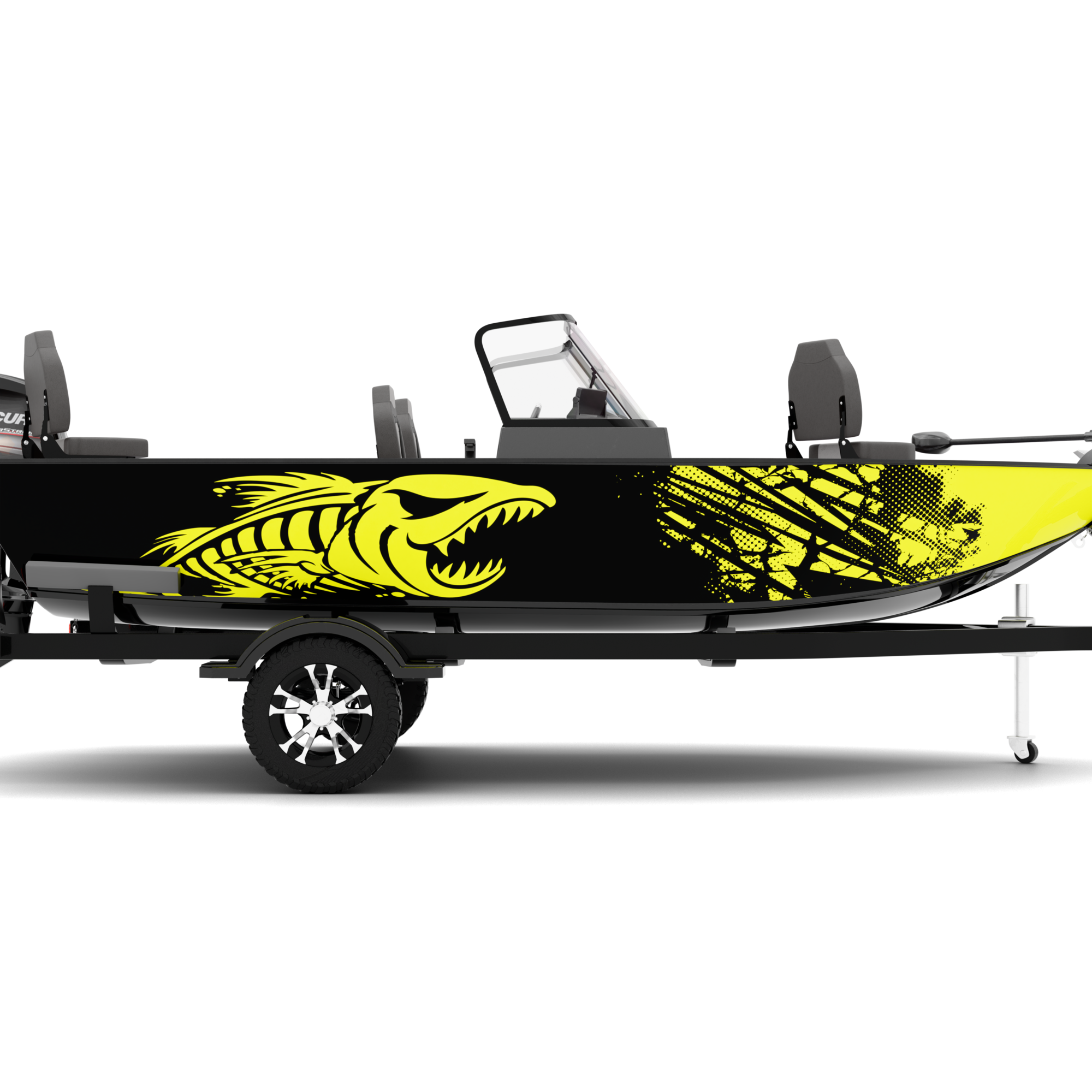 REVENANT design stickers for Fishing Boat (4-6 m)