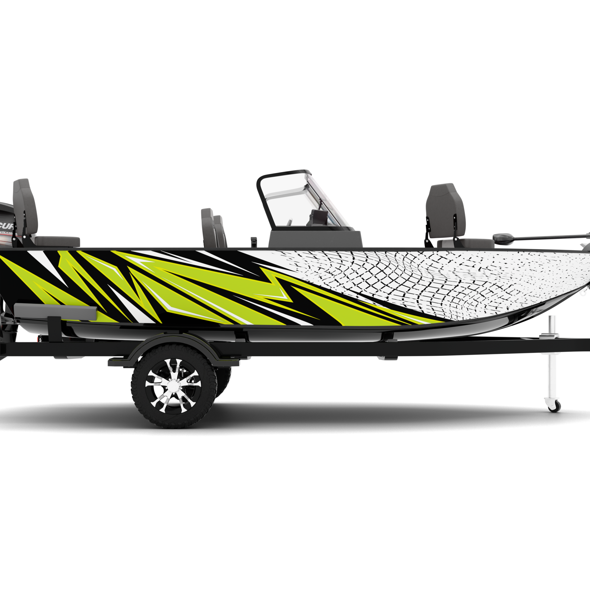 RAZER design stickers for Fishing Boat (4-6 m)