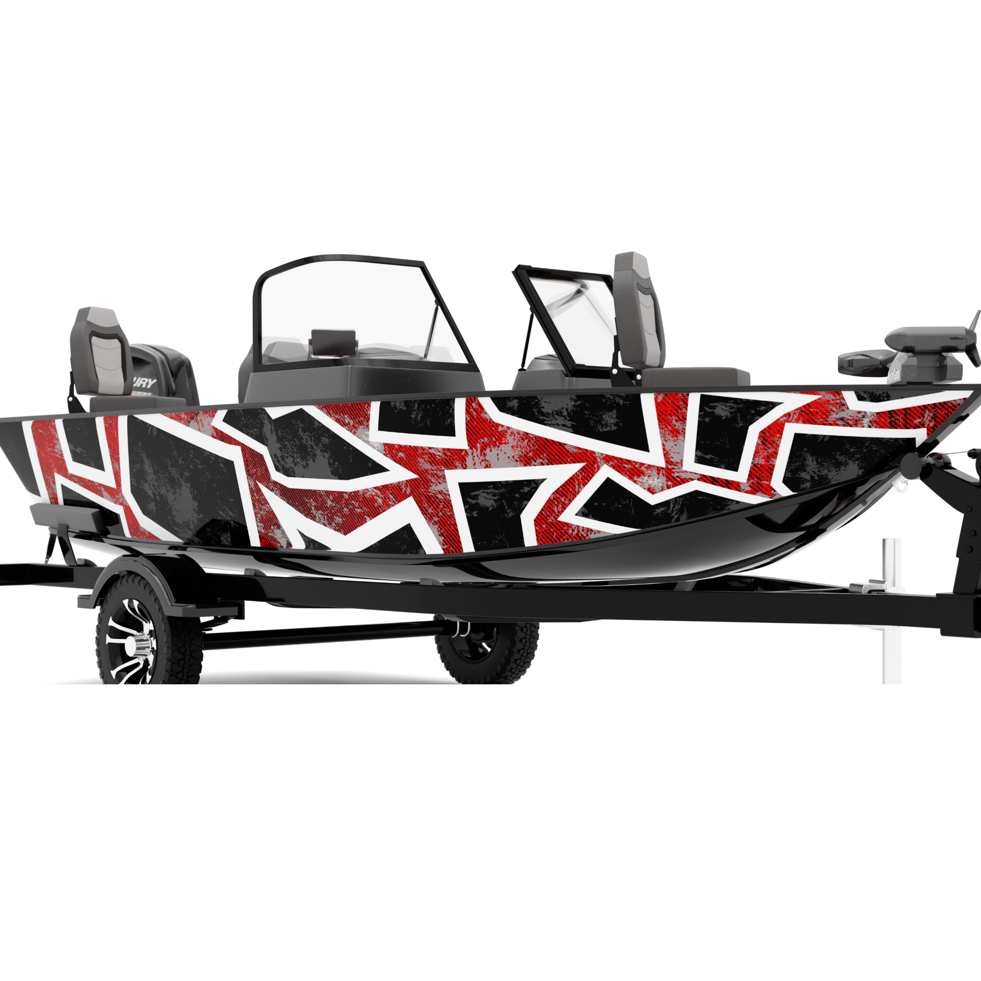 IMPULSE design stickers for Fishing Boat (4-6 m)