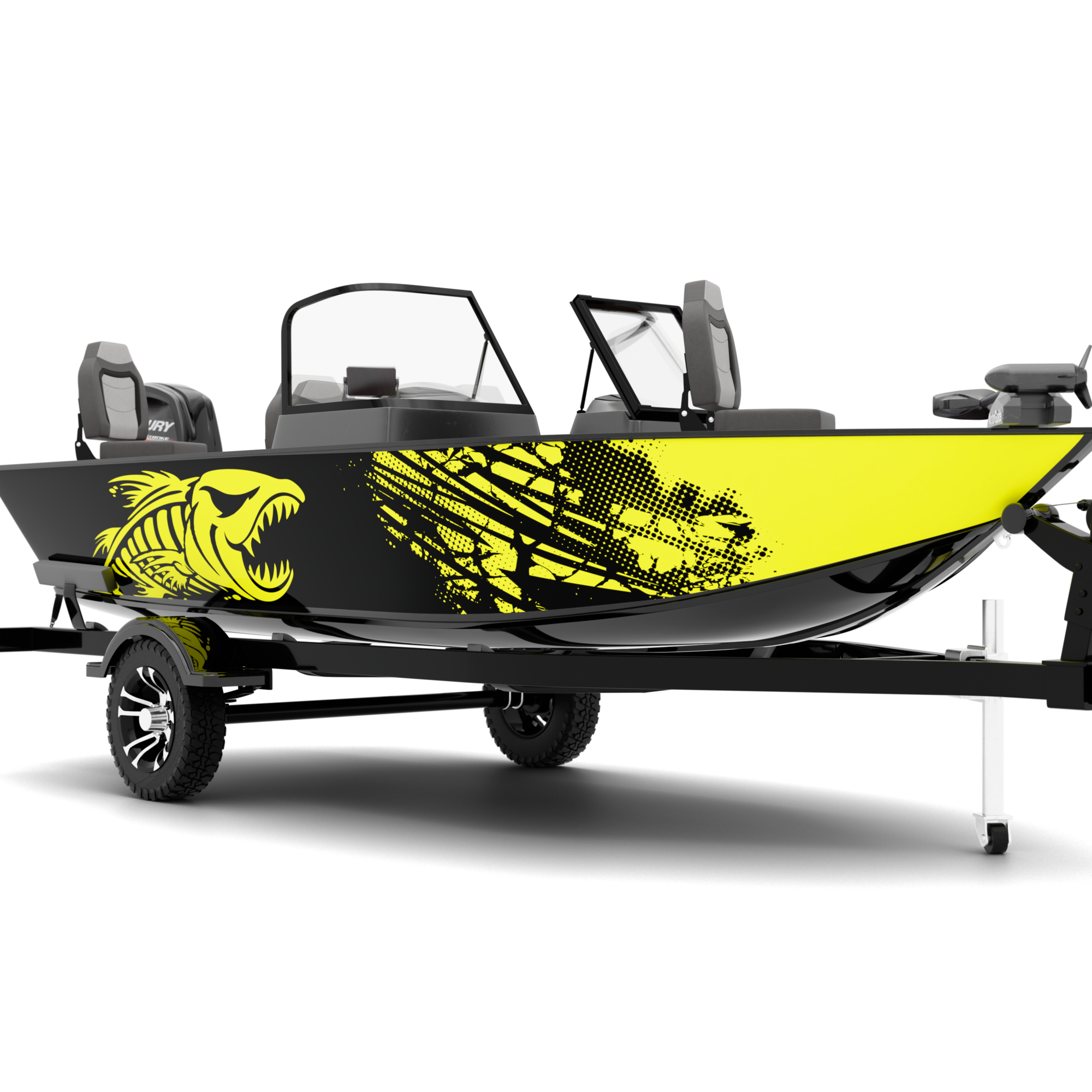 REVENANT design stickers for Fishing Boat (4-6 m)