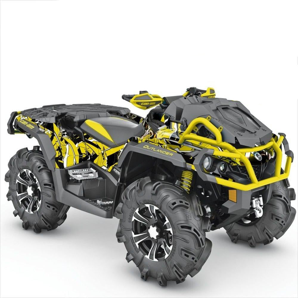 Can Am outlander XMR graphics yellow