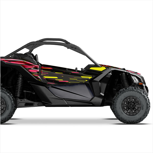 CYBER design stickers for Can-Am Maverick X3 (1)