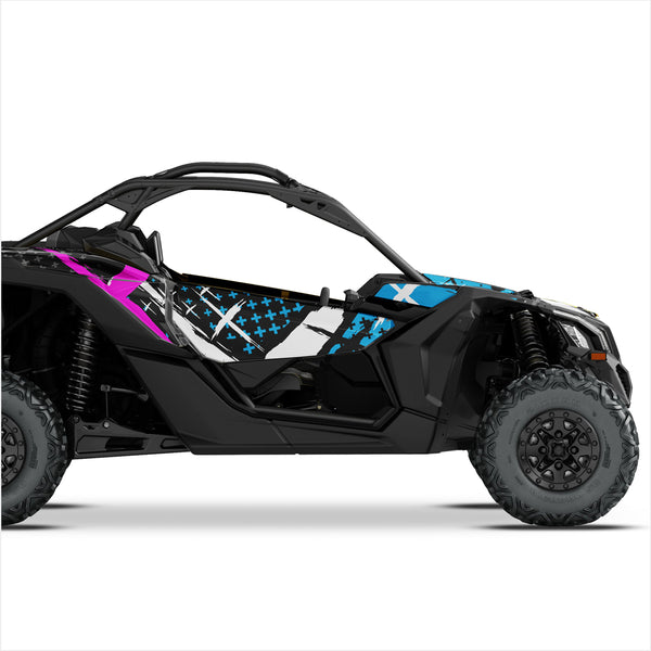 X design stickers for Can-Am Maverick X3 (1)