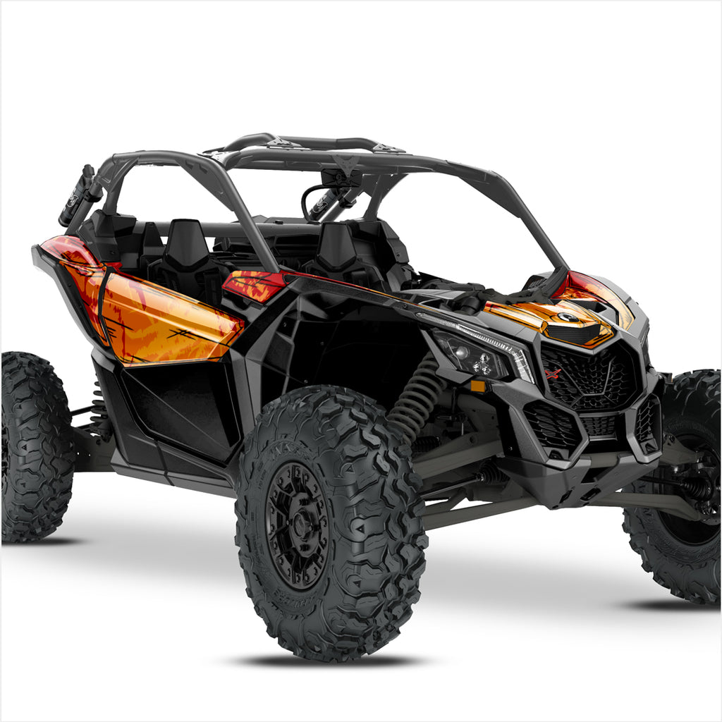 SHADED design stickers for Can-Am Maverick X3 (3)