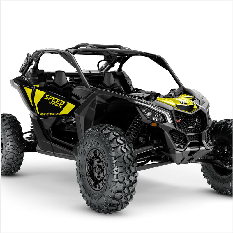 SS RACE-Designaufkleber für Can-Am Maverick X3