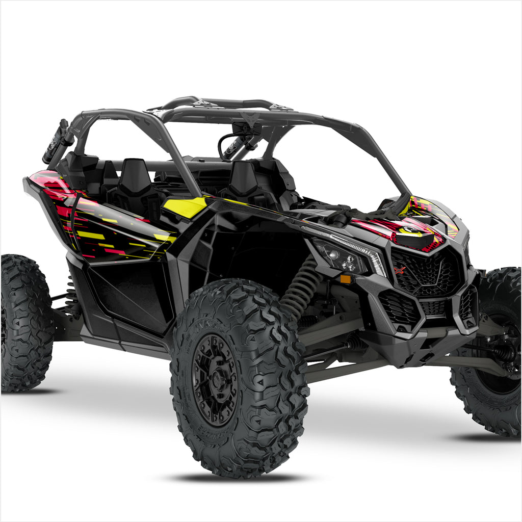 CYBER design stickers for Can-Am Maverick X3 (1)