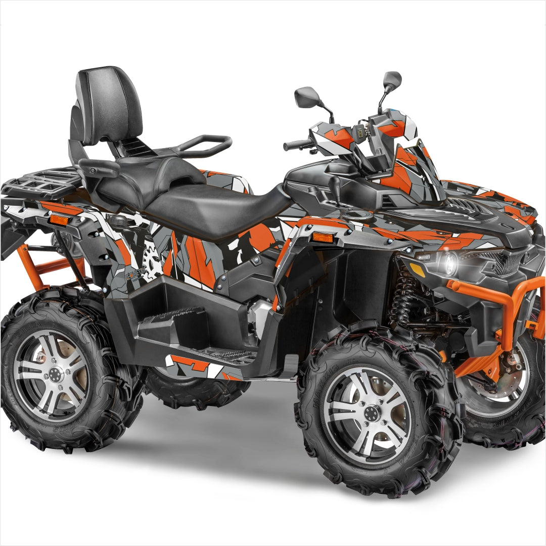Guepard graphics orange