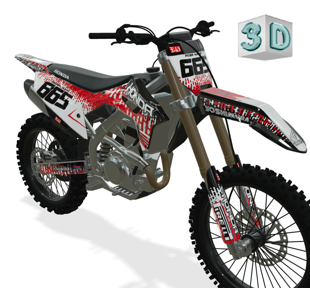 LIQUID design stickers for Honda CRF (from 2021)