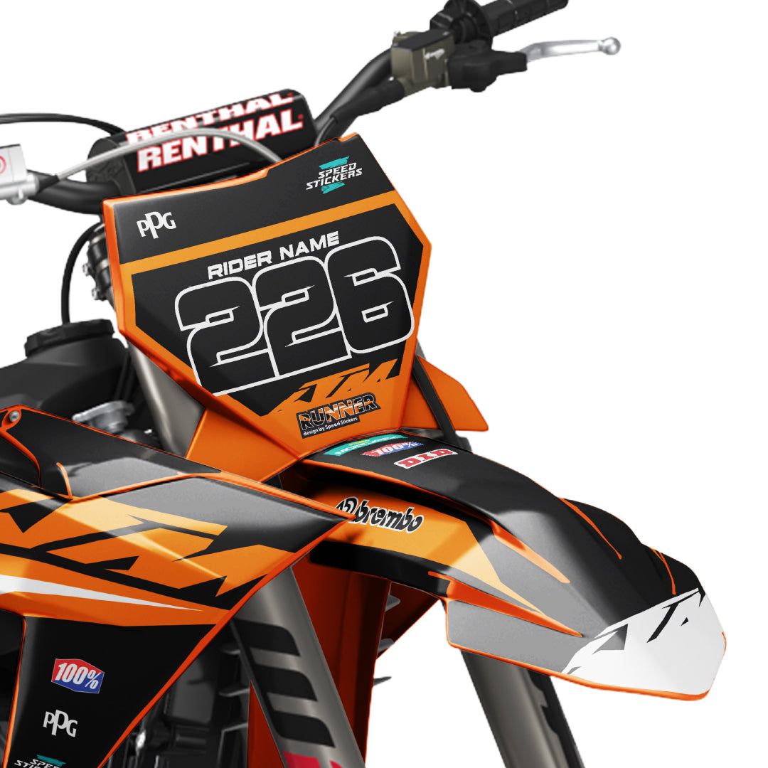 RUNNER design stickers for KTM