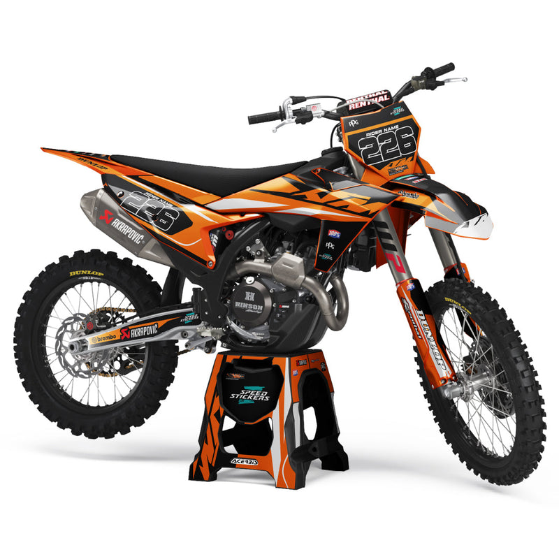 RUNNER Designaufkleber für KTM