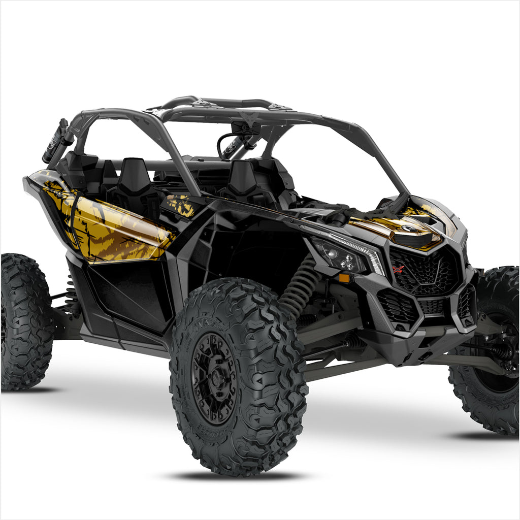 SHADED design stickers for Can-Am Maverick X3 (6)