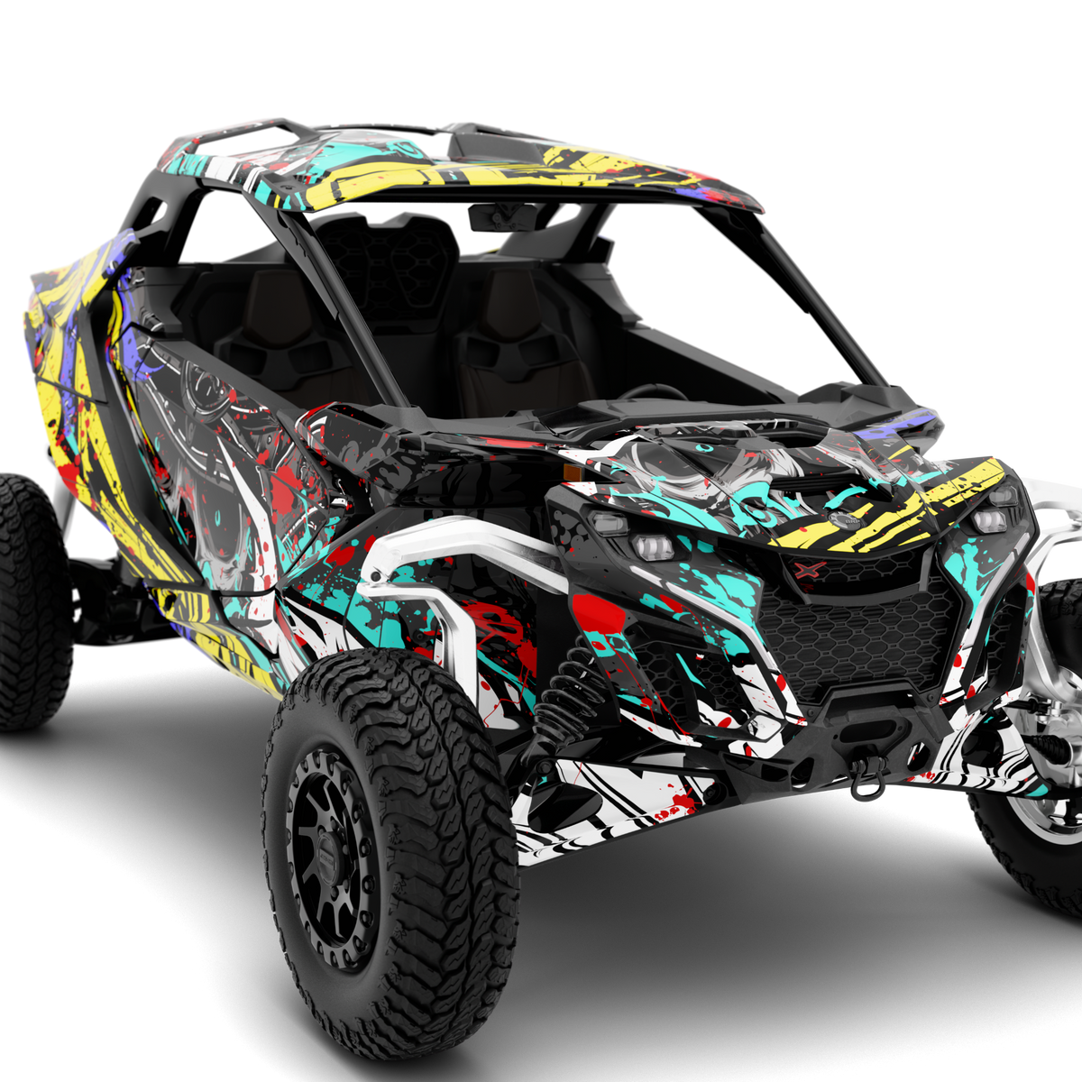 GRAFFITI design stickers for Can-Am Maverick R (from 2024)