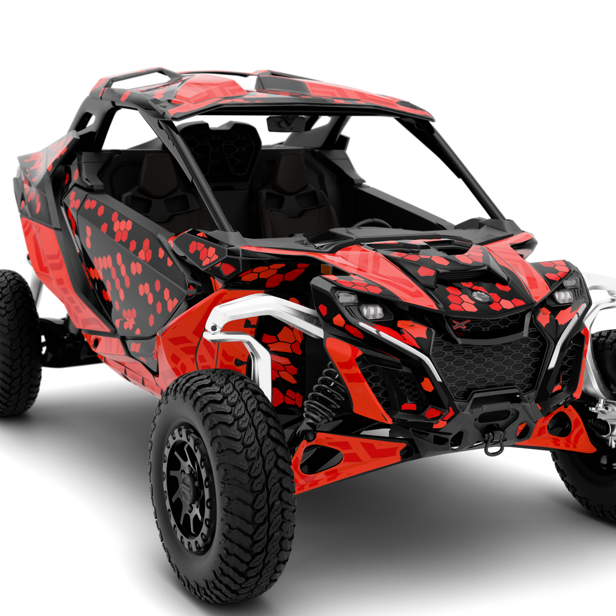 Naklejki HEXA MEGA design do Can-Am Maverick R (od 2024)